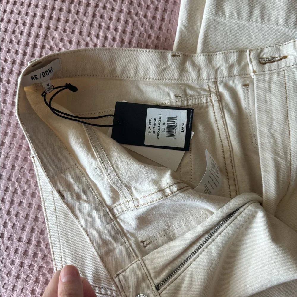 Re/done 70s Pocket Wide Leg Jeans - Picture 8 of 12